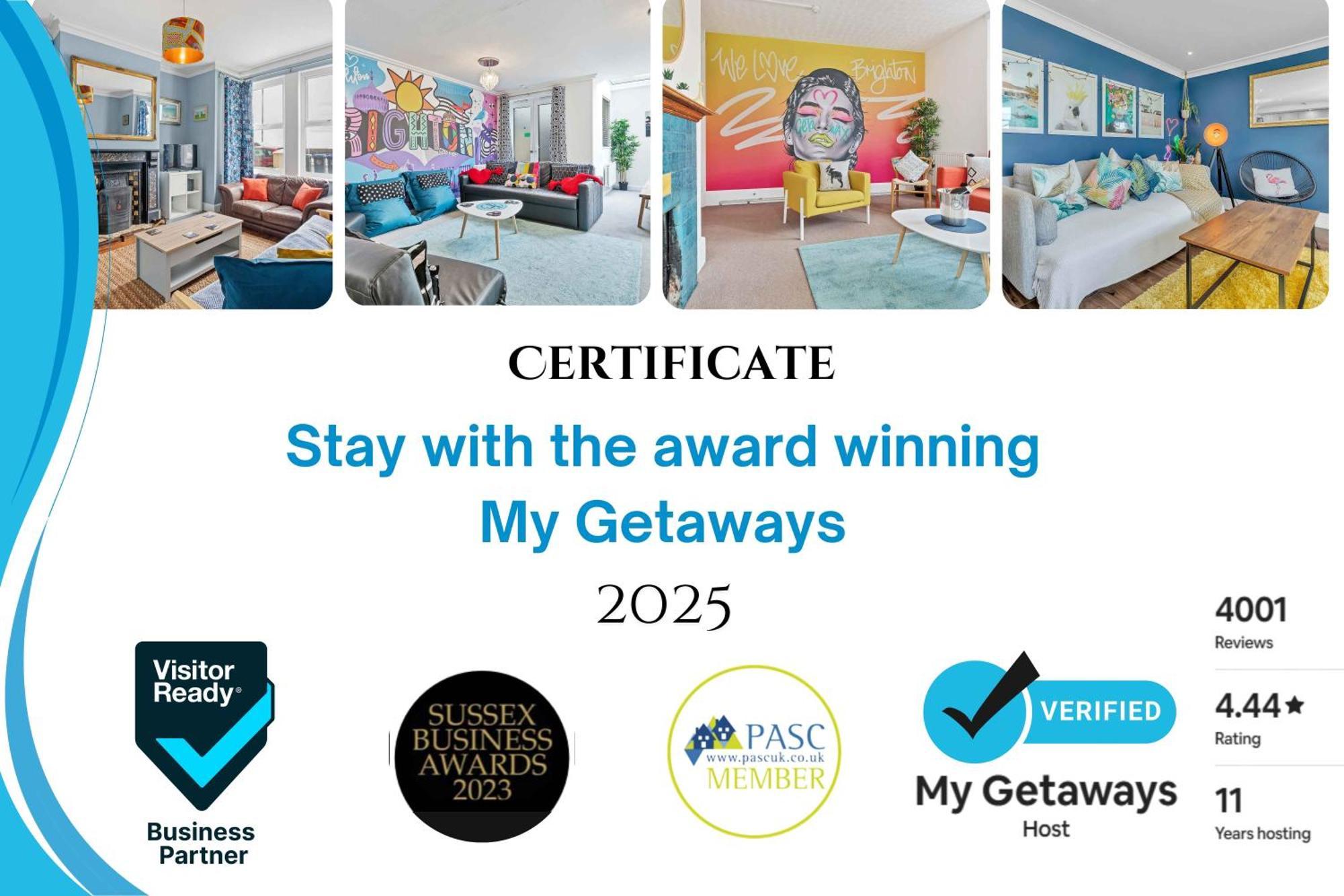 브라이턴 Golden Sunset House With Free Parking By My Getaways 빌라 외부 사진